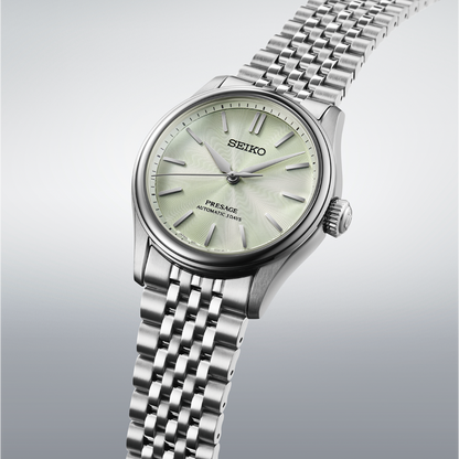 Seiko Presage Classic Series rich green textile-textured dial  HCC002J1