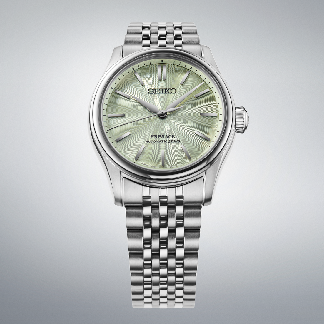 Seiko Presage Classic Series rich green textile-textured dial  HCC002J1