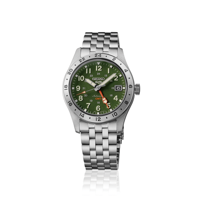 Seiko 5 Sports Green Dial Stainless-Steel Automatic  Men's Watch HDB001K1