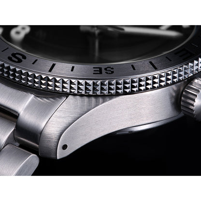 Seiko 5 Sports Black Dial Stainless-Steel Automatic  Men's Watch HDB006K1