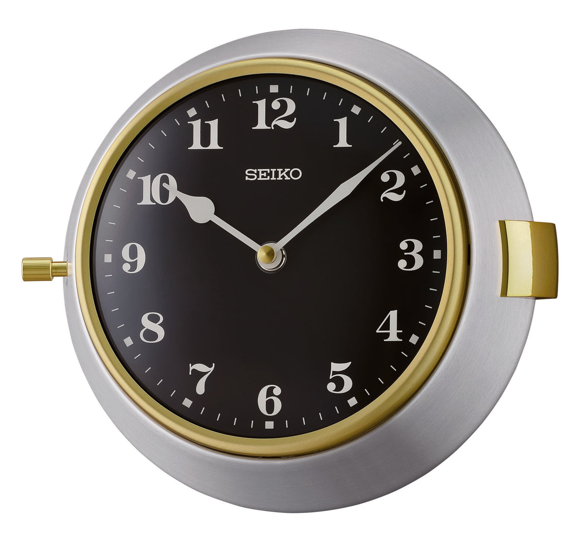 Seiko Wall Clock Aluminum case QXA761SLS – 60sec