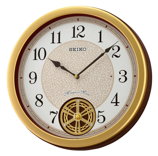 ساعة حائط سيكو بهيكل بلاستيكي QXM388GLS