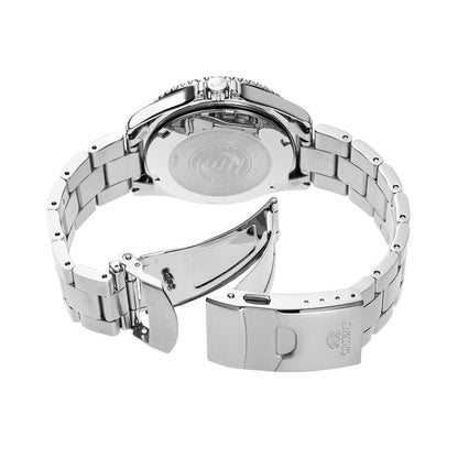Orient Blue Dial Stainless Steel Mechanical Watch for men's RA-AA0818L39B