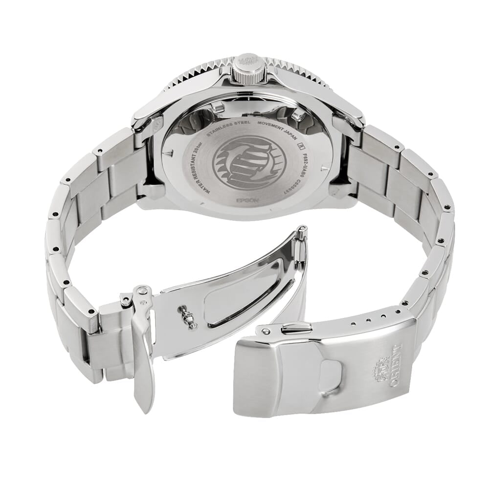 ORIENT: Mechanical Sports Watch, Metal Strap - 43.6mm (RA-AA0914E)