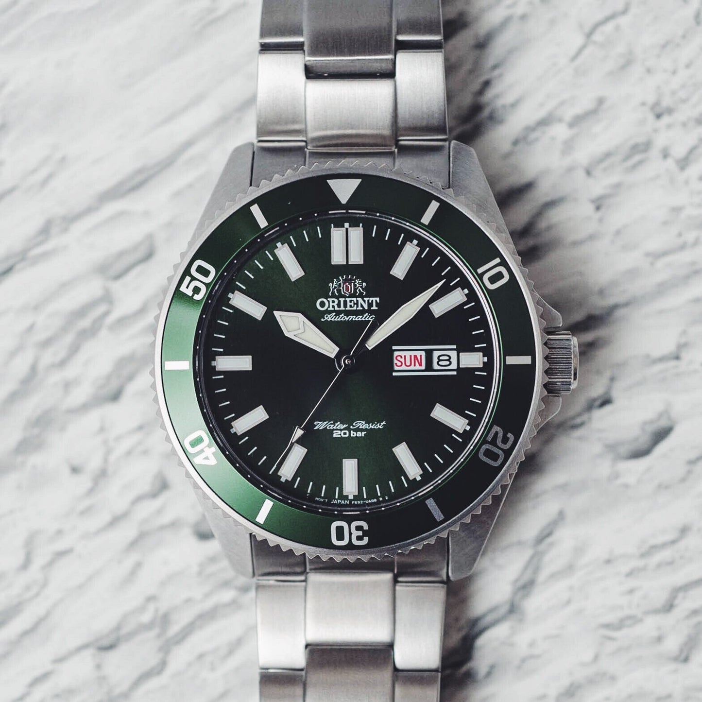 ORIENT: Mechanical Sports Watch, Metal Strap - 43.6mm (RA-AA0914E)