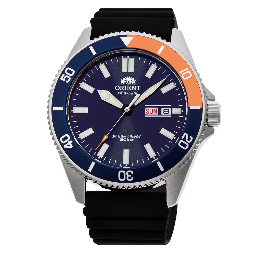 ORIENT: Mechanical Sports Watch, Silicon Strap - 43.6mm (RA-AA0916L)