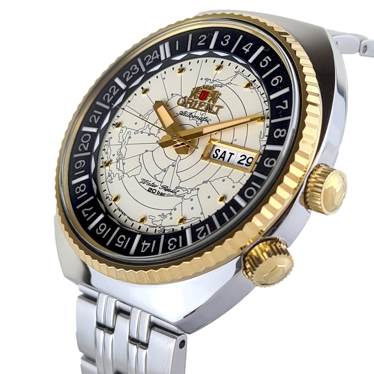 ORIENT Mechanical Revival Watch for men Metal Strap RA-AA0E01S09C