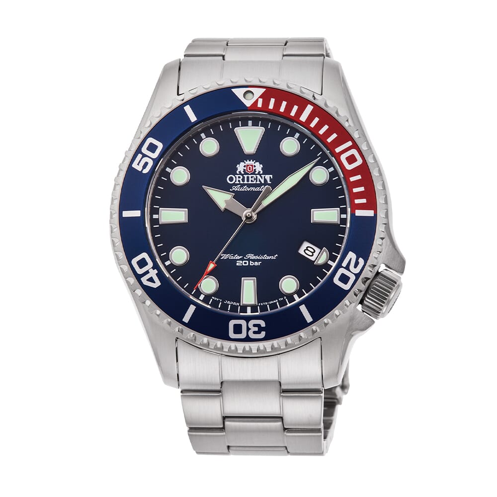 Orient Sports Blue Dial Automatic Watch For Men Ra-Ac0K03L00C