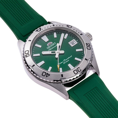 Orient Sports Mako 40 Green Dial Silicone Strap Automatic RA-AC0Q11E30B