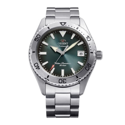 Orient Mako 40 Green Dial Stainless Steel Automatic gents watch RA-AC0Q13E