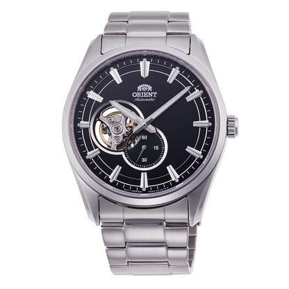 Orient Contemporary Open Heart Black Dial Stainless Steel Automatic watch RA-AR0002B30B