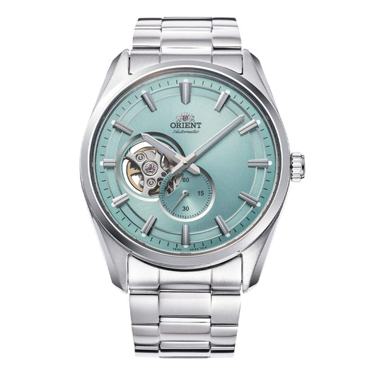 ORIENT: ساعة ميكانيكية عصرية، حزام من الفولاذ المقاوم للصدأ SUS316L - 40.8 ملم (RA-AR0009L)
