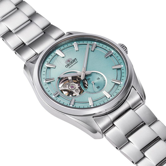 ORIENT: ساعة ميكانيكية عصرية، حزام من الفولاذ المقاوم للصدأ SUS316L - 40.8 ملم (RA-AR0009L)