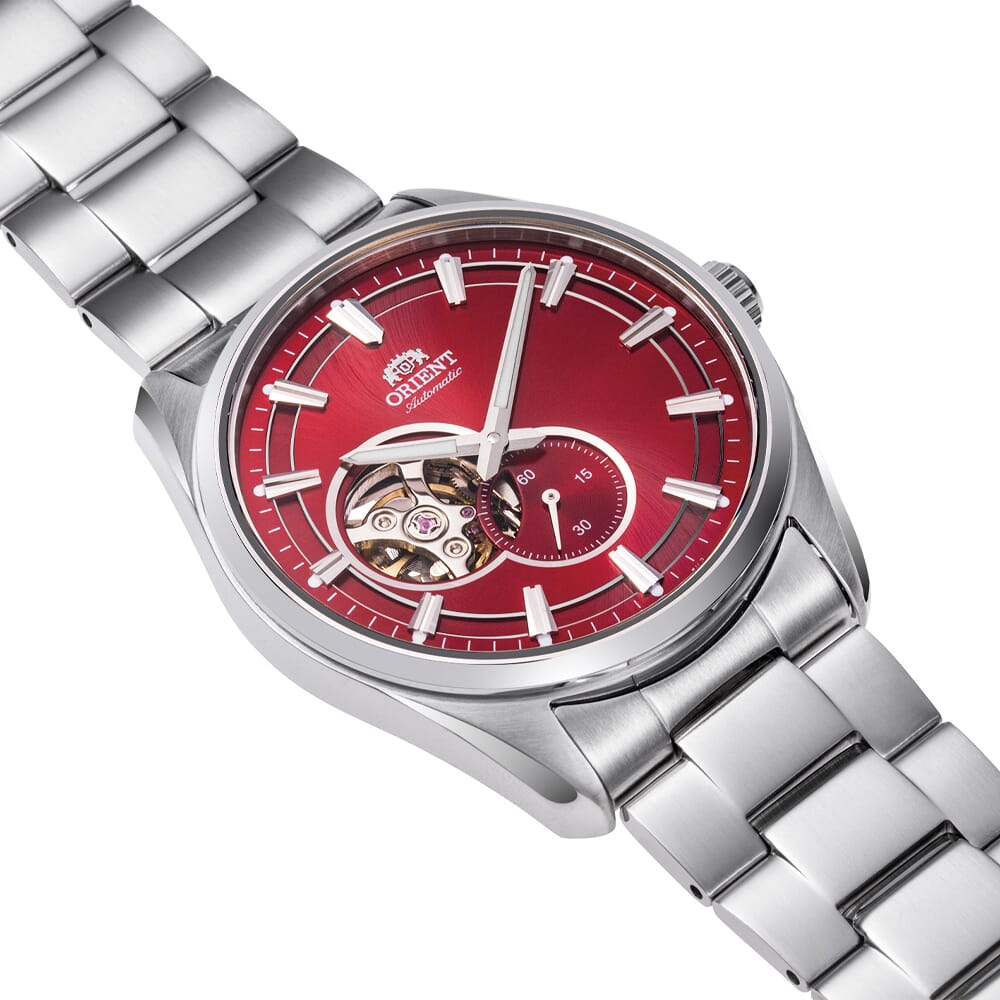 ORIENT: ساعة ميكانيكية عصرية، سوار SUS316L - 40.8 ملم (RA-AR0010R)