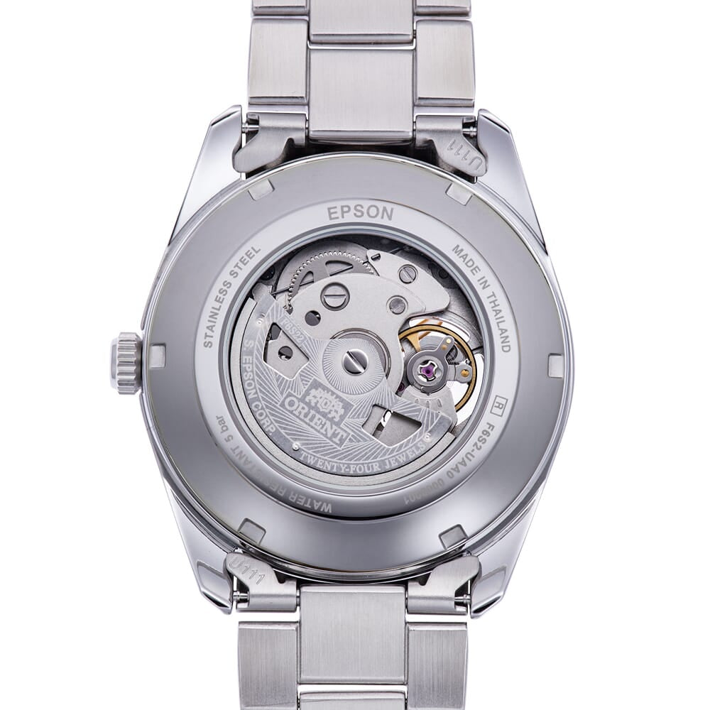 ORIENT: ساعة ميكانيكية عصرية، سوار SUS316L - 40.8 ملم (RA-AR0010R)