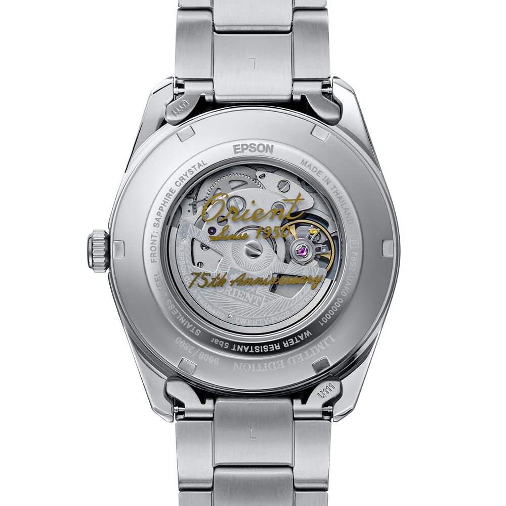 Orient Stretto Open Heart 75Th Anniversary Automatic Limited Edition watch for men's RA-AR0012N30B