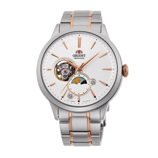 Orient Classic Sun & Moon Open Heart Automatic RA-AS0101S30B