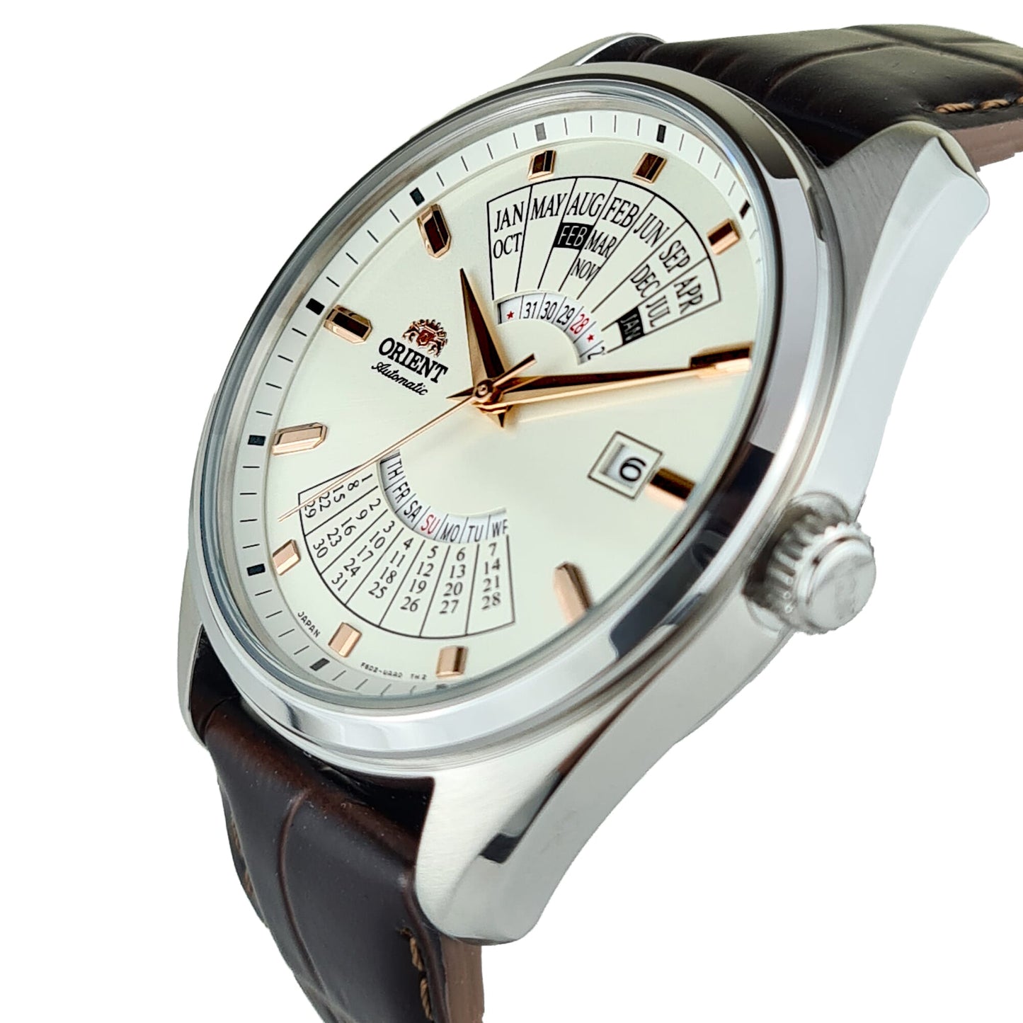 ORIENT Mechanical Contemporary Leather Strap Watch for men RA-BA0005S00C