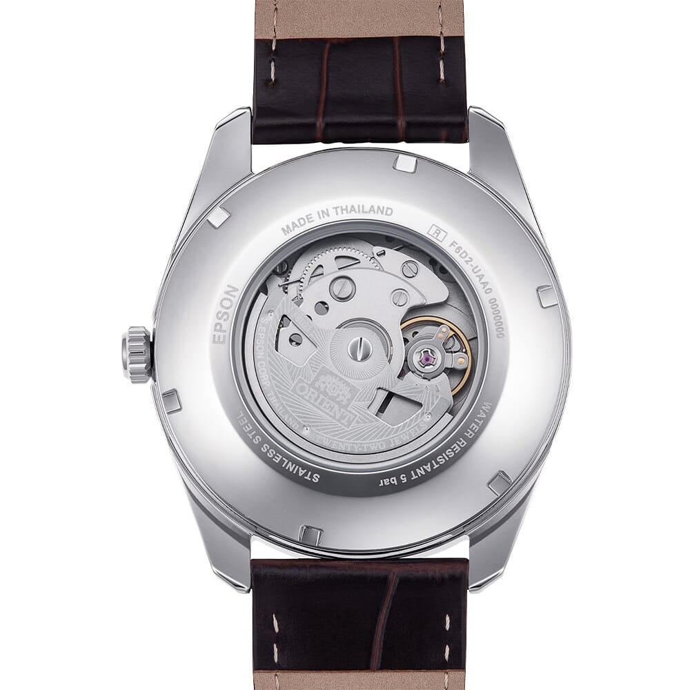 ORIENT analog Automatic Mechanical leather strap watch RA-BA0005S