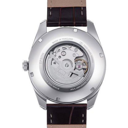 ORIENT analog Automatic Mechanical leather strap watch RA-BA0005S