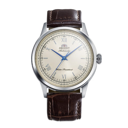 Orient Bambino Beige Dial Leather Strap Automatic gents watch RA-BB0003Y30B