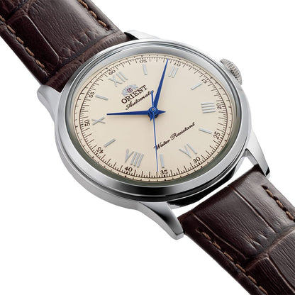 Orient Bambino Beige Dial Leather Strap Automatic gents watch RA-BB0003Y30B