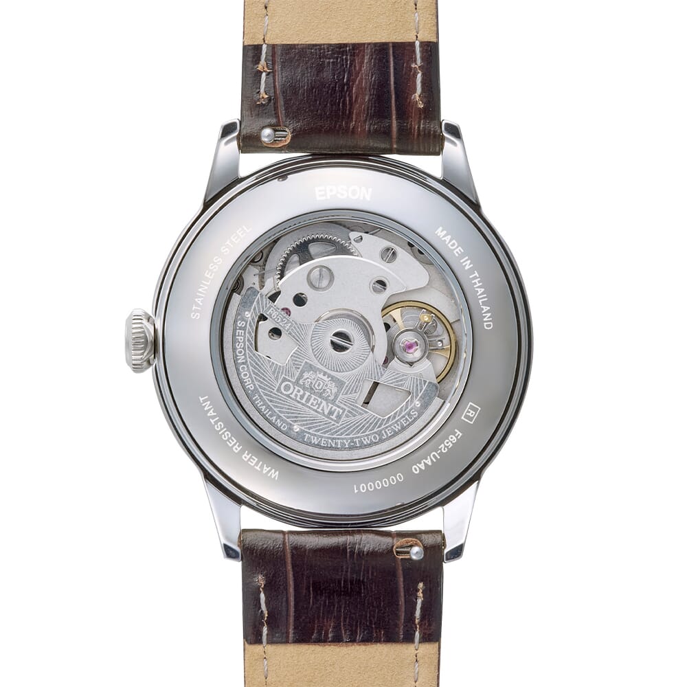 Orient Bambino Brown Dial Leather Strap Automatic gents watch RA-BB0004Y30B