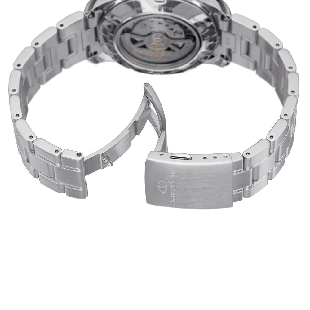Orient Star Open Heart Stainless Steel Watch for men RE-AT0002E00B