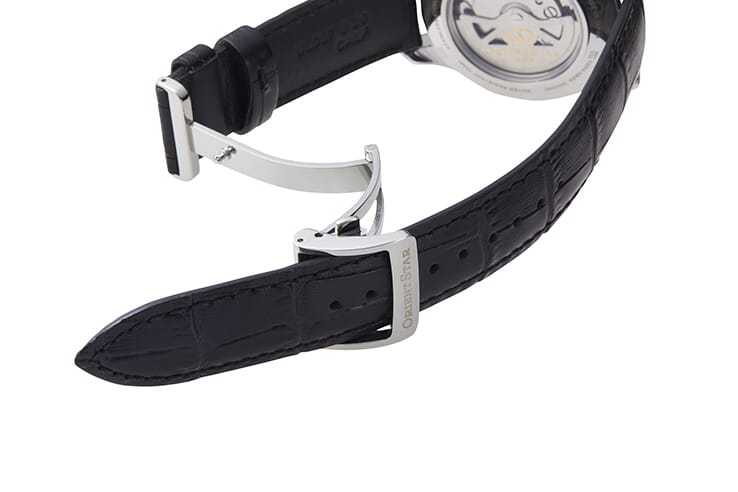 Orient Star Open Heart Leather strap Watch for men RE-AT0007N00B