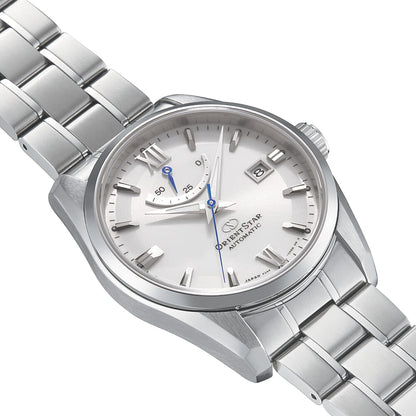 ORIENT STAR: Mechanical Contemporary Watch, Metal Strap - 38.5mm (RE-AU0006S)