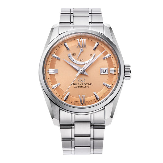 Orient star Contemporary Date Stainless Steel Watch for Men's RE-AU0108G