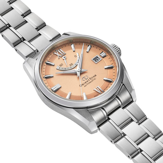Orient star Contemporary Date Stainless Steel Watch for Men's RE-AU0108G