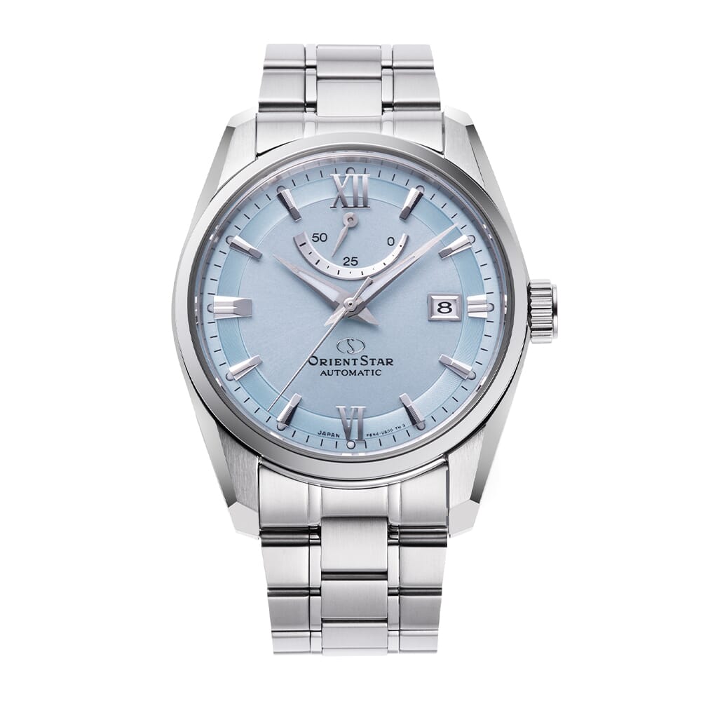 Orient star Contemporary Date Stainless Steel Watch for Men's RE-AU0109L