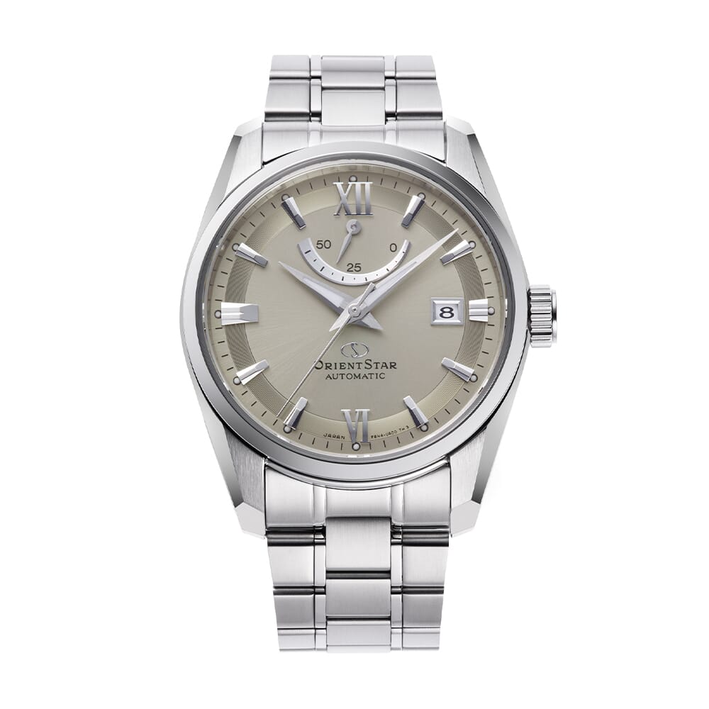 Orient star Contemporary Date Stainless Steel Watch for Men's RE-AU0110N