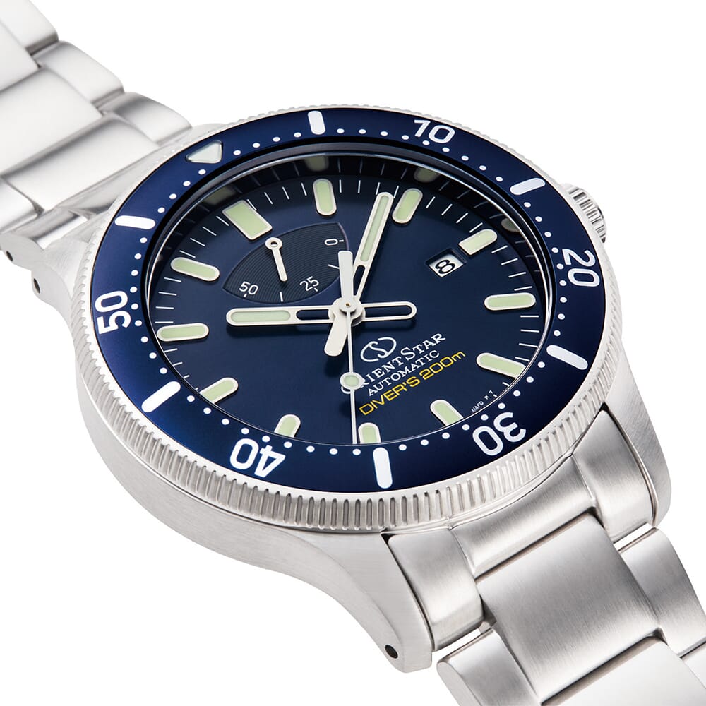 Orient Star RE-AU0302L00B Sports Diver Automatic Blue Dial Stainless Steel Men's Watch
