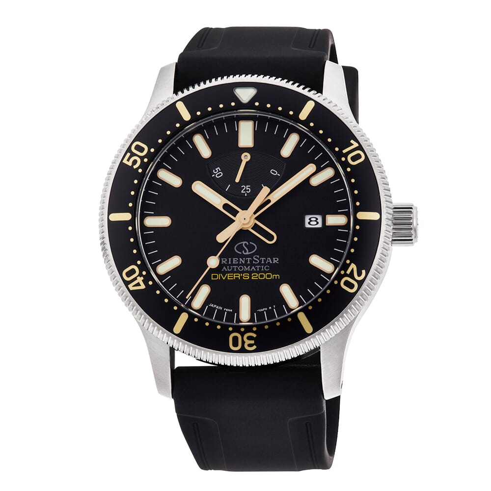 Orient Star Silicone Strap 200m Divers Watch for men RE-AU0303B00B