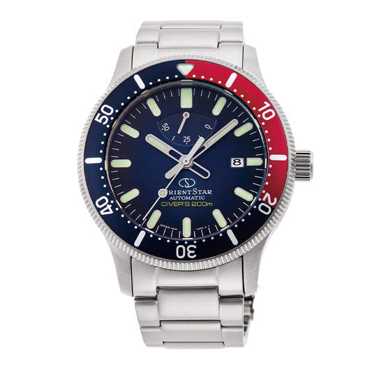 Orient Star RE-AU0306L00B Sports Diver Automatic Navy Blue Dial Stainless Steel Men's Watch