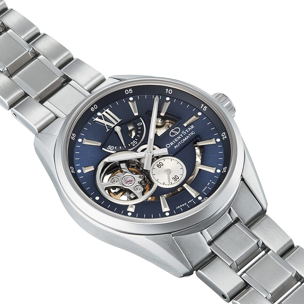 Orient Star Open Heart Stainless Steel Watch for men RE-AV0003L00B