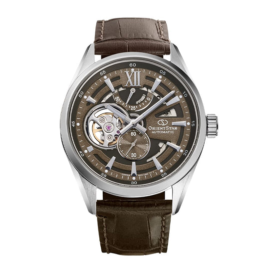 Orient Star RE-AV0139Y00B Contemporary Modern Skeleton Automatic Brown Dial Men's Watch