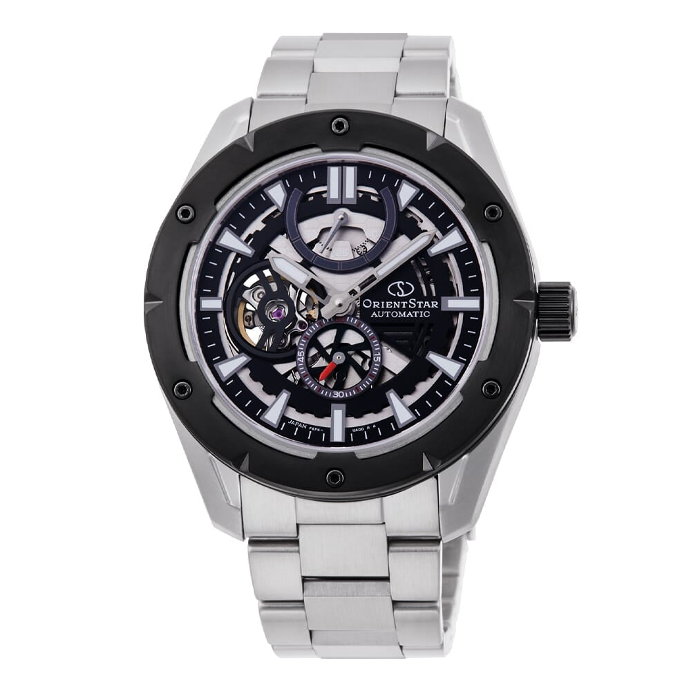 Orient Star Open Heart Stainless Steel Watch for men RE-AV0A01B00B