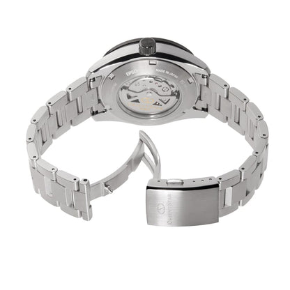 Orient Star Open Heart Stainless Steel Watch for men RE-AV0A01B00B