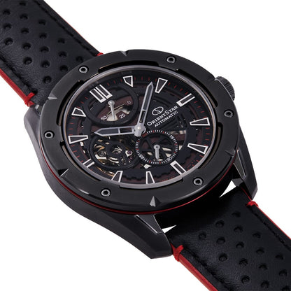 Orient Star Open Heart Leather Strap Watch for men RE-AV0A03B00B