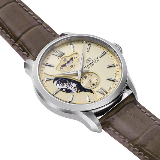 Orient Star RE-AV0B10G00B Contemporary Layered Skeleton Automatic Champagne Dial Men's Watch