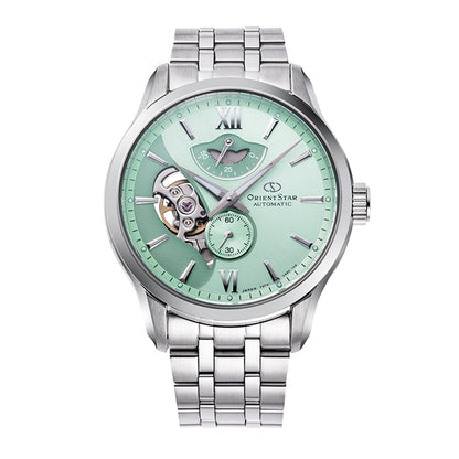 Orient Star RE-AV0B11E00B Contemporary Layered Skeleton Limited Edition Automatic Mint Green Dial Stainless Steel Men's Watch