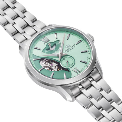 Orient Star RE-AV0B11E00B Contemporary Layered Skeleton Limited Edition Automatic Mint Green Dial Stainless Steel Men's Watch