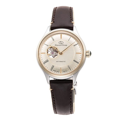 Orient Star RE-ND0010G00B Classic Semi Skeleton Automatic Champagne Gold Dial Women's Watch