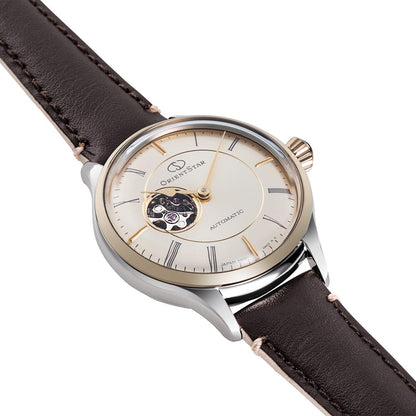 Orient Star RE-ND0010G00B Classic Semi Skeleton Automatic Champagne Gold Dial Women's Watch