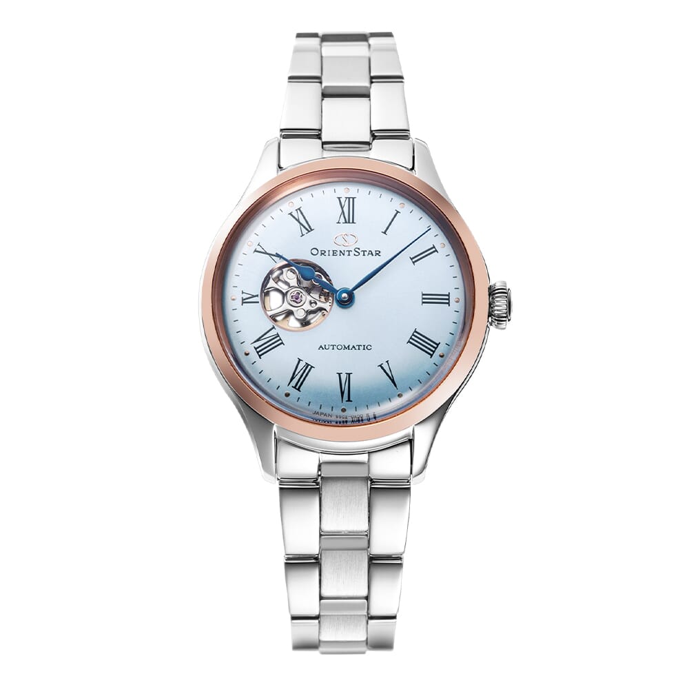 Orient Star RE-ND0020L00B Classic Semi Skeleton Limited Edition Automatic Sky Blue Dial Women's Watch