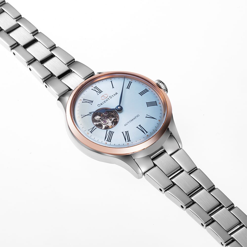 Orient Star RE-ND0020L00B Classic Semi Skeleton Limited Edition Automatic Sky Blue Dial Women's Watch