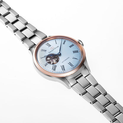 Orient Star RE-ND0020L00B Classic Semi Skeleton Limited Edition Automatic Sky Blue Dial Women's Watch